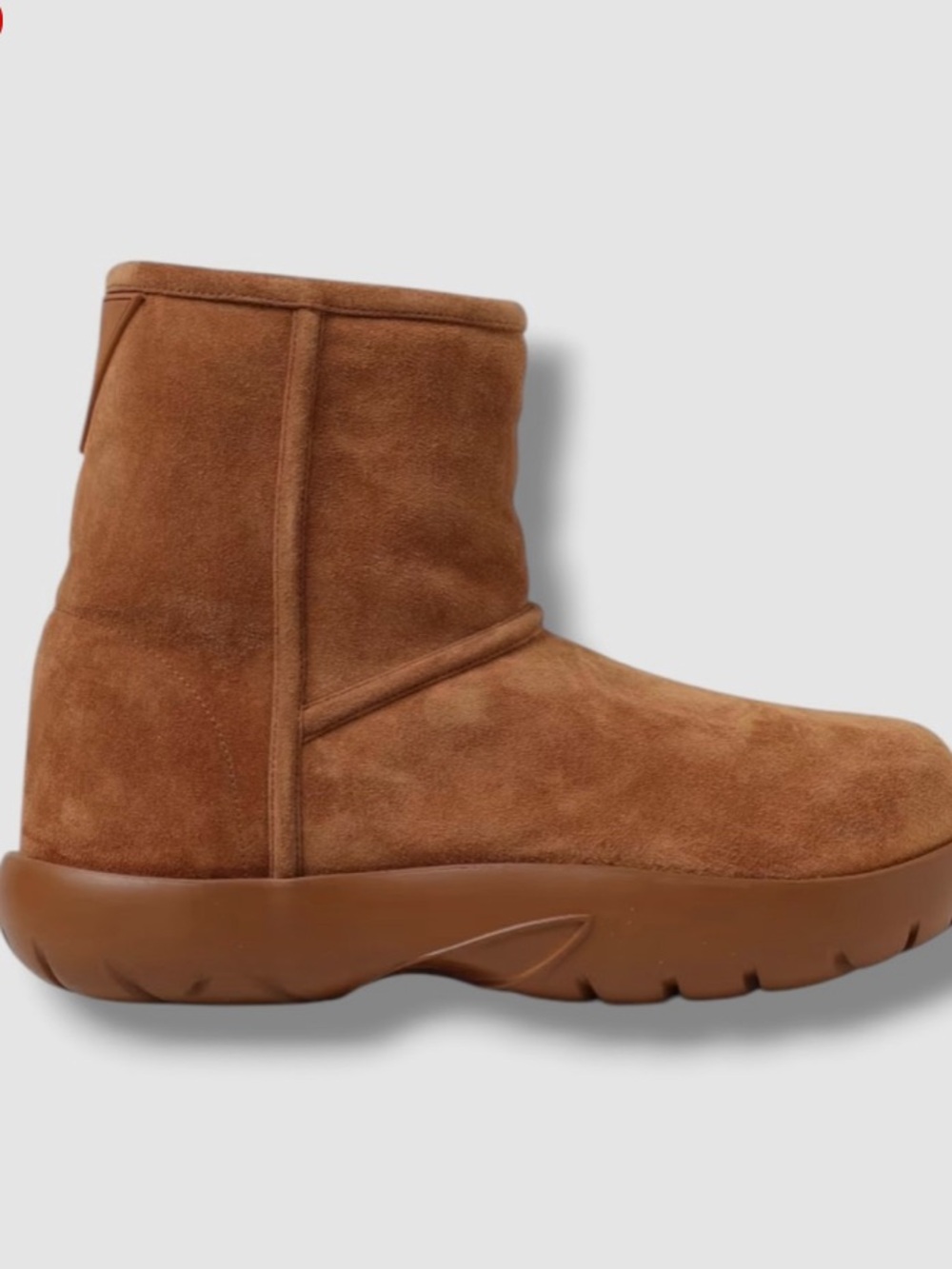 Bottega Veneta Brown Suede Snap Ankle Boots